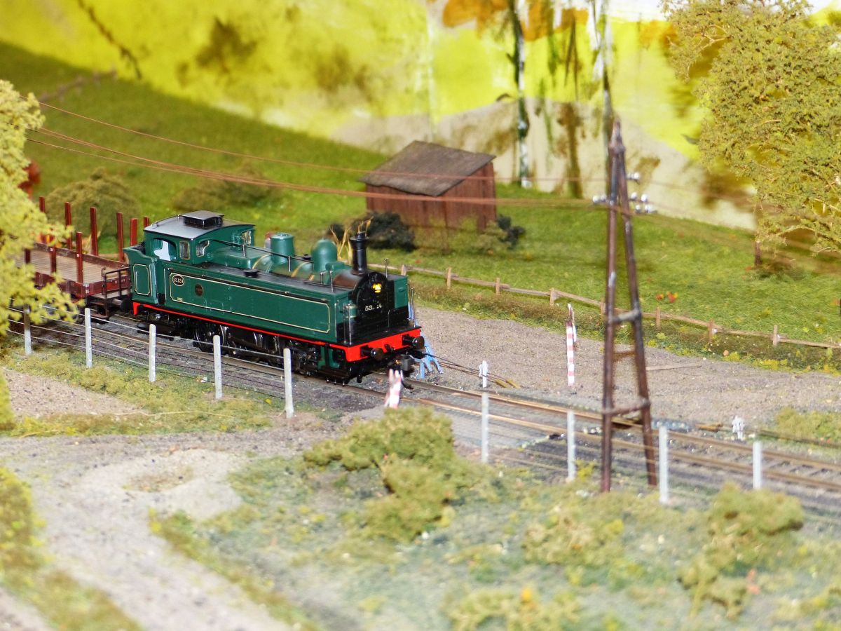 Modelleisenbahn in Masstab H0. Ausstellung  RAIL 2020  Houten, Niederlande 21-02-2020. 

Modelspoorbaan Belgisch in schaal H0. Modelspoorevenement  RAIL 2020  Houten 21-02-2020.