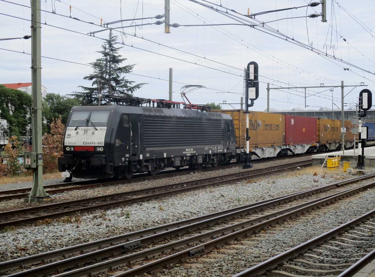 MRCE 189 093 durchfahrt am 29 Juli 2018 Tilburg.