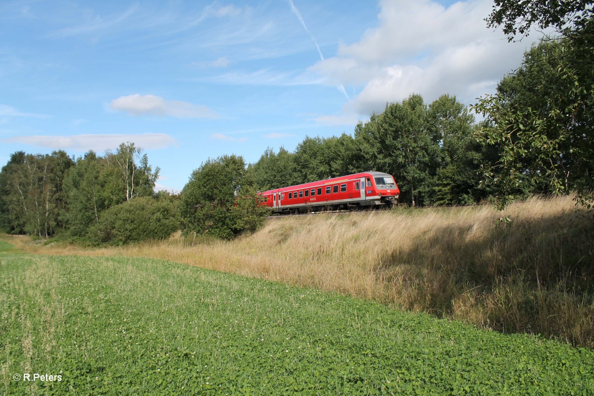 Nachschuss auf 610 009 bei Sch�nfeld. 03.09.13