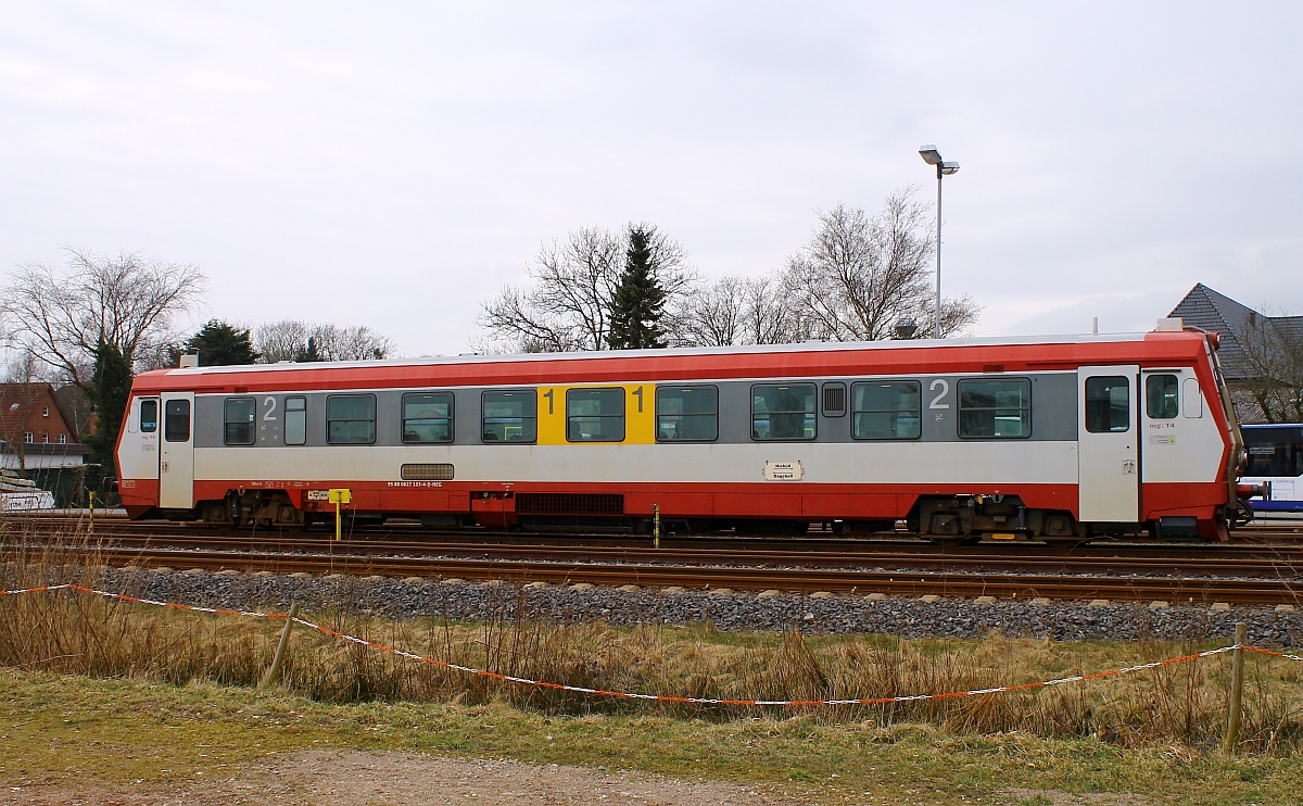 neg T4(ex ÖBB 5047, 9580 0627 103-4 D-NEG, Unt/neg/24.03.11)abgestellt am neg Bahnhof in Niebüll am 15.03.2015