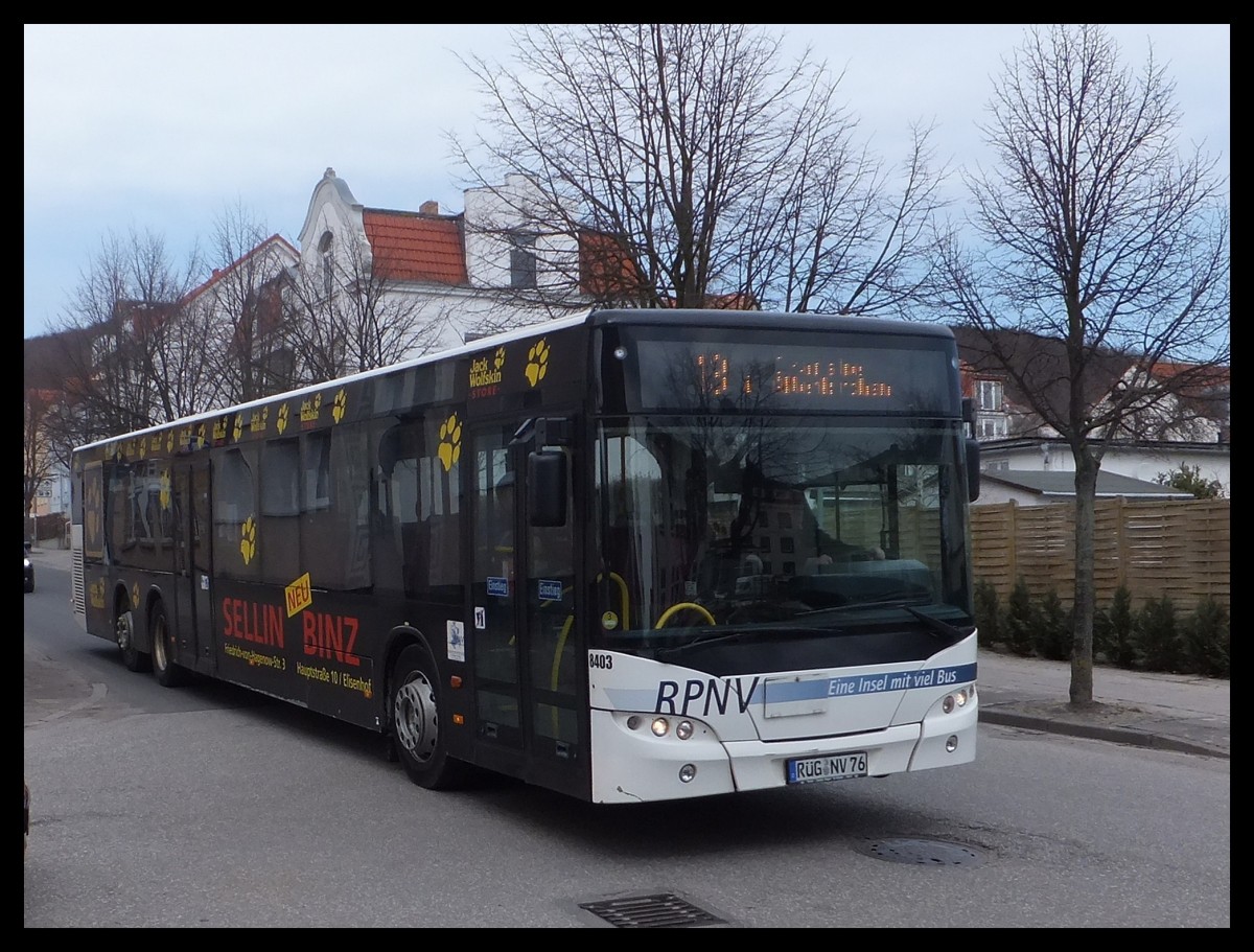 Neoplan Centroliner Evolution der RPNV in Sassnitz.