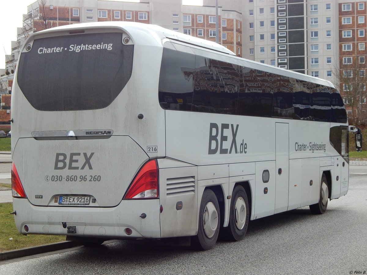 Neoplan Cityliner von BEX aus Deutschland in Rostock. 