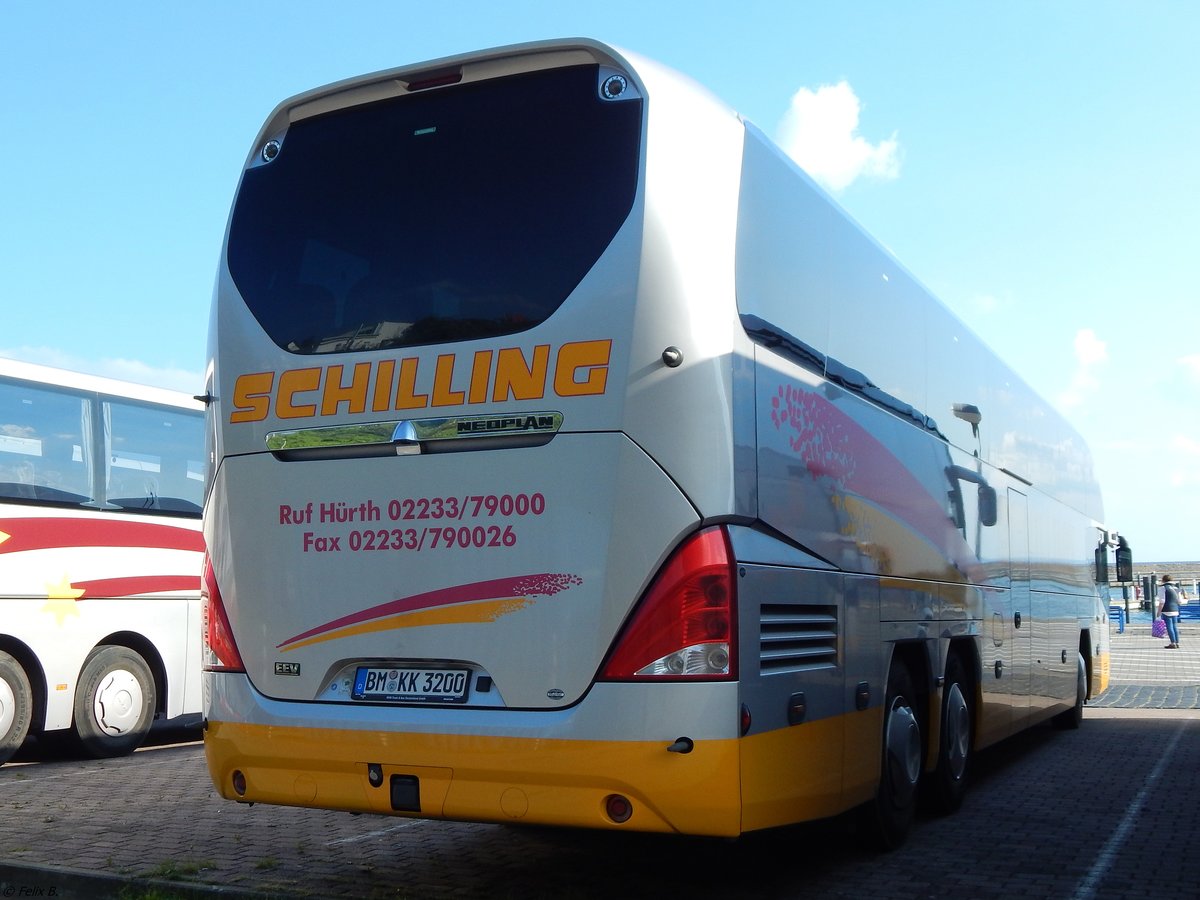 Neoplan Cityliner von Bohr/Schilling aus Deutschland im Stadthafen Sassnitz.