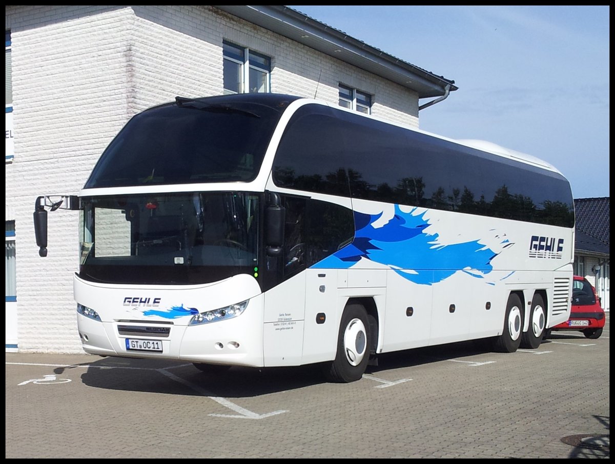 Neoplan Cityliner von Gehle aus Deutschland in Sassnitz.