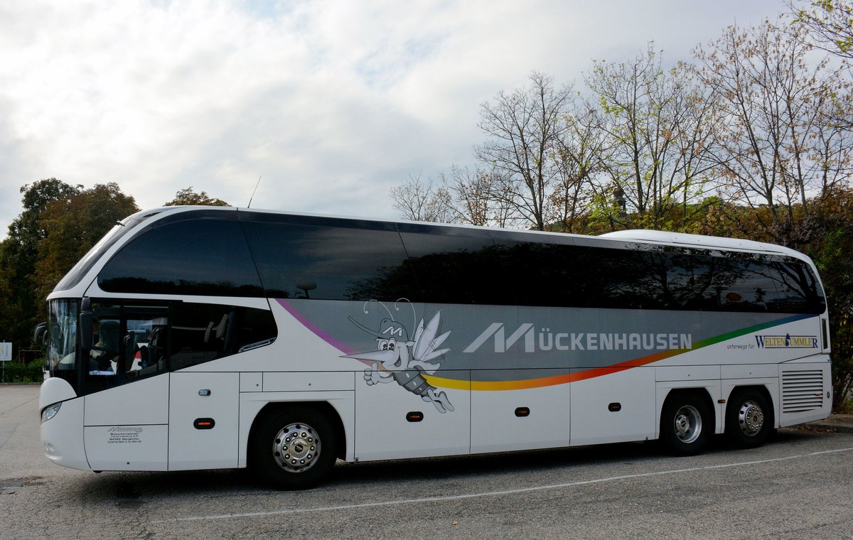 Neoplan Cityliner von Mckenhausen aus der BRD in Krems gesehen.