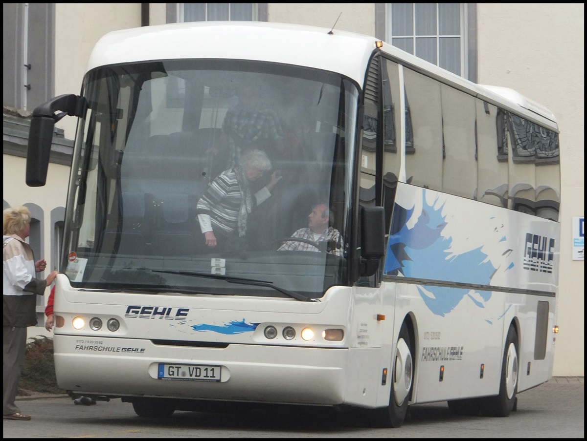 Neoplan Euroliner von Gehle aus Deutschland in Sassnitz.