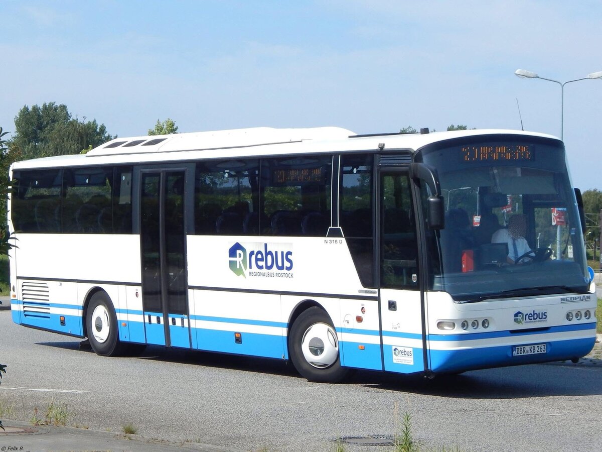 Neoplan Euroliner von Regionalbus Rostock in Rostock.