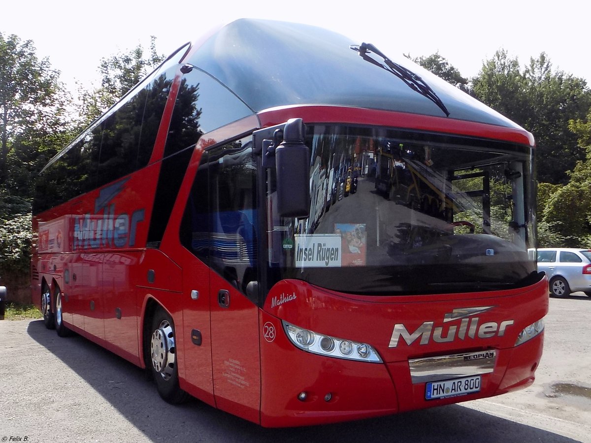 Neoplan Starliner von M�ller aus Deutschland in Binz.