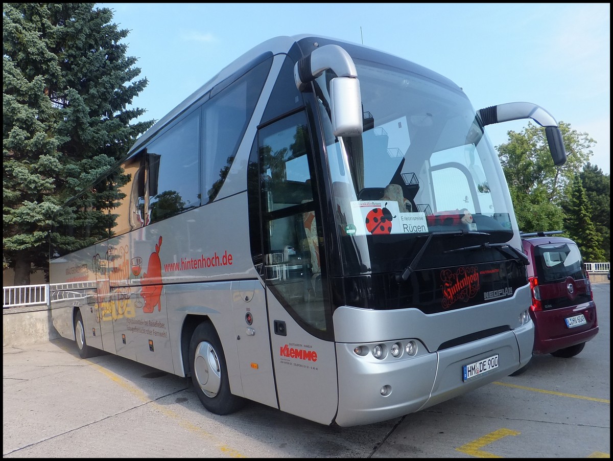 Neoplan Tourliner von Klemme aus Deutschland in Sassnitz.