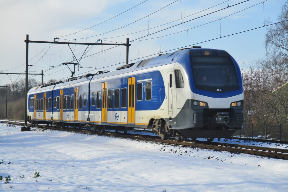 NS 2229 durchfahrt Alverna am 12 Dezember 2017.