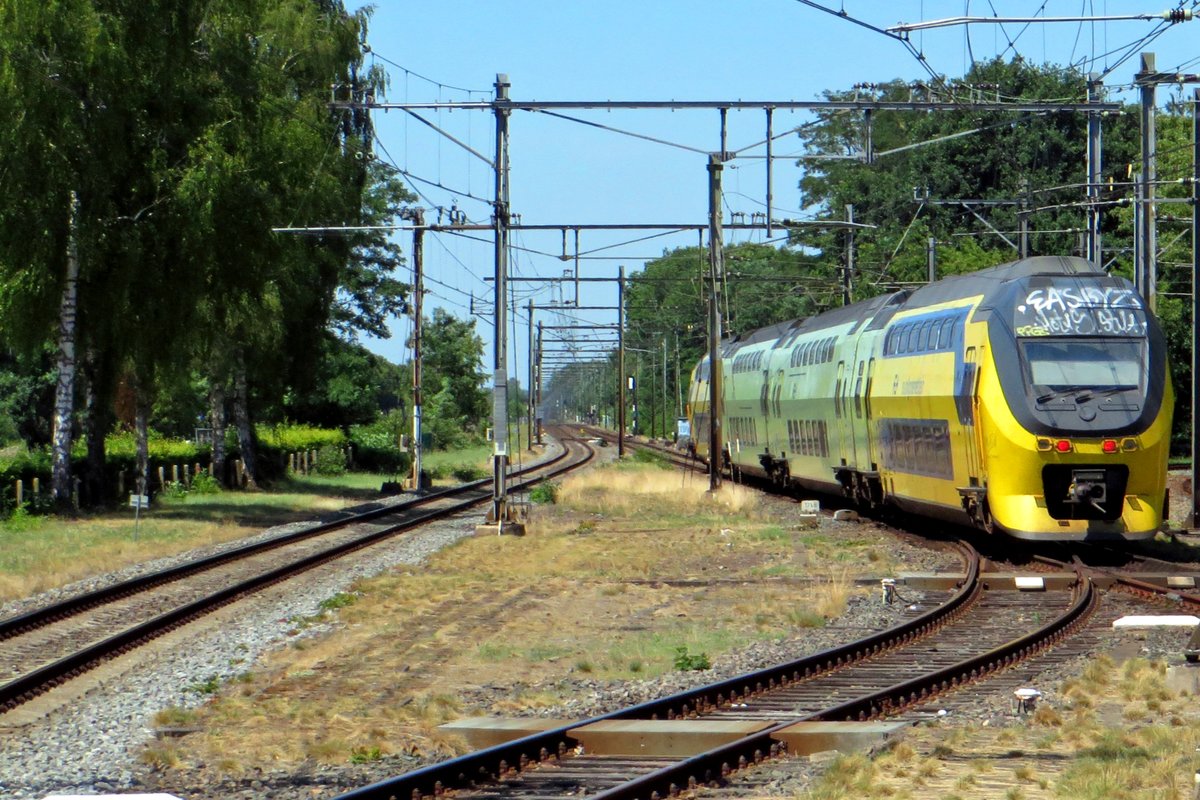 NS 9556 verlässt am 25 Juni 2020 Ede-Wageningen.