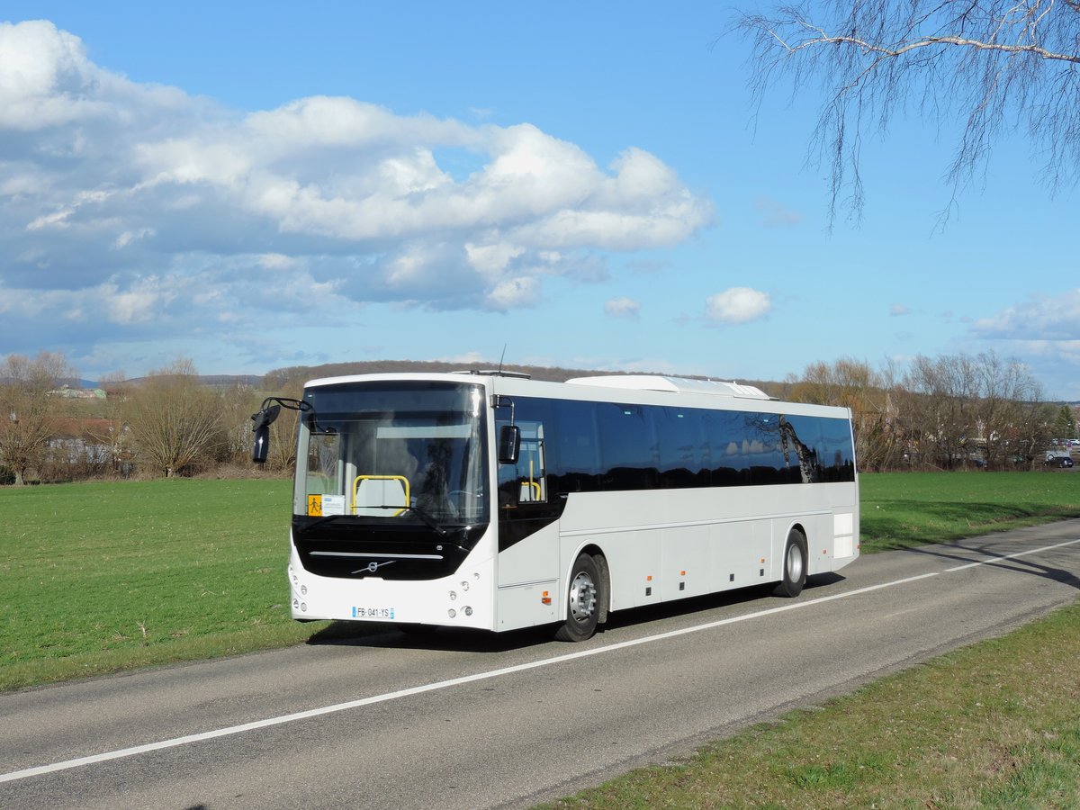 Obermodern - 7. M�rz 2019 : Neuer Volvo 8600 der Firma Mugler