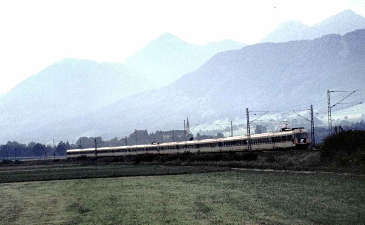 ÖBB 4010 Transalpin in Prien am 17.06.1981.