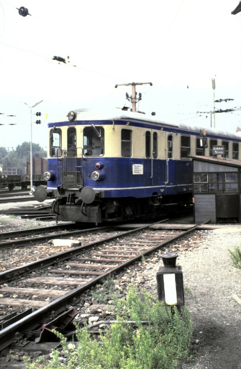 ÖBB 5044.21 in Mürzzuschlag am 12.08.1986.