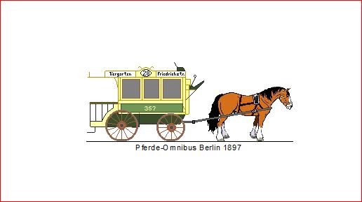 Pferde-Omnibus - Nr. 357 - Berlin von 1897