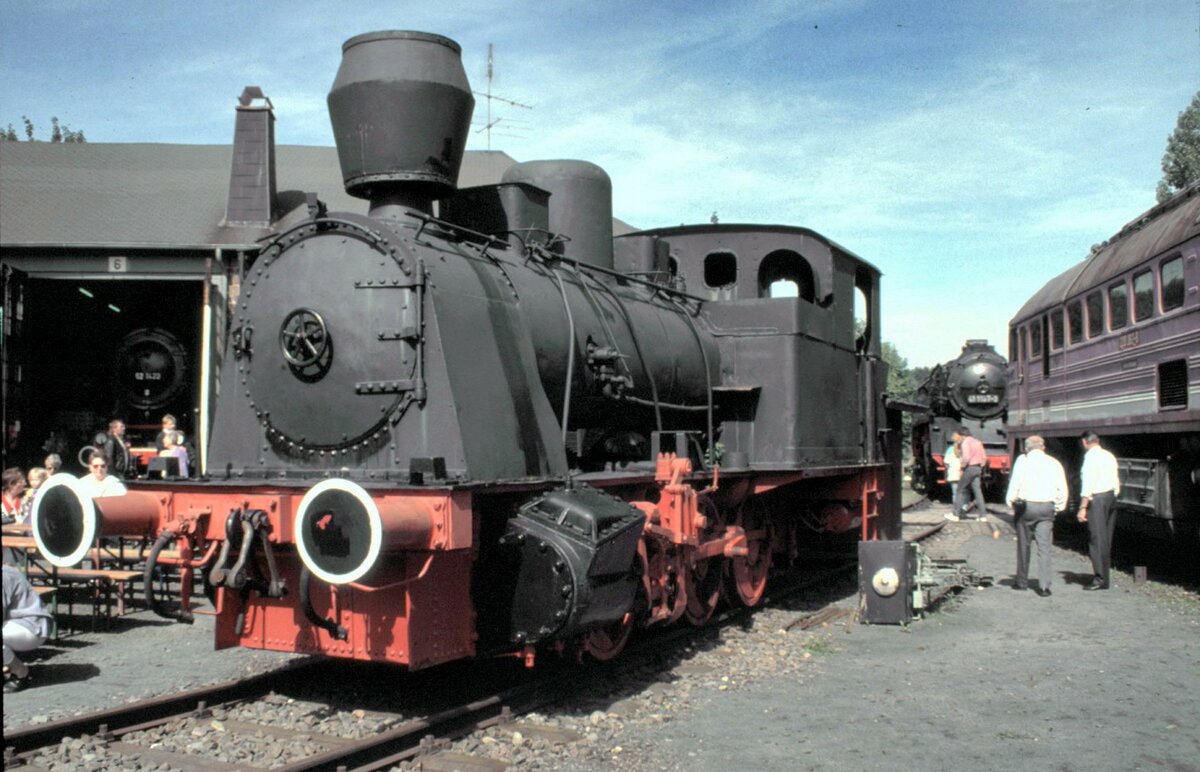 RBW Crefeld verstärkte T 3 im Eisenbahnmuseum Hermeskeil im September 1992. Weitere ausführliche Beschreibung: ID 357057 von Armin Schwarz.