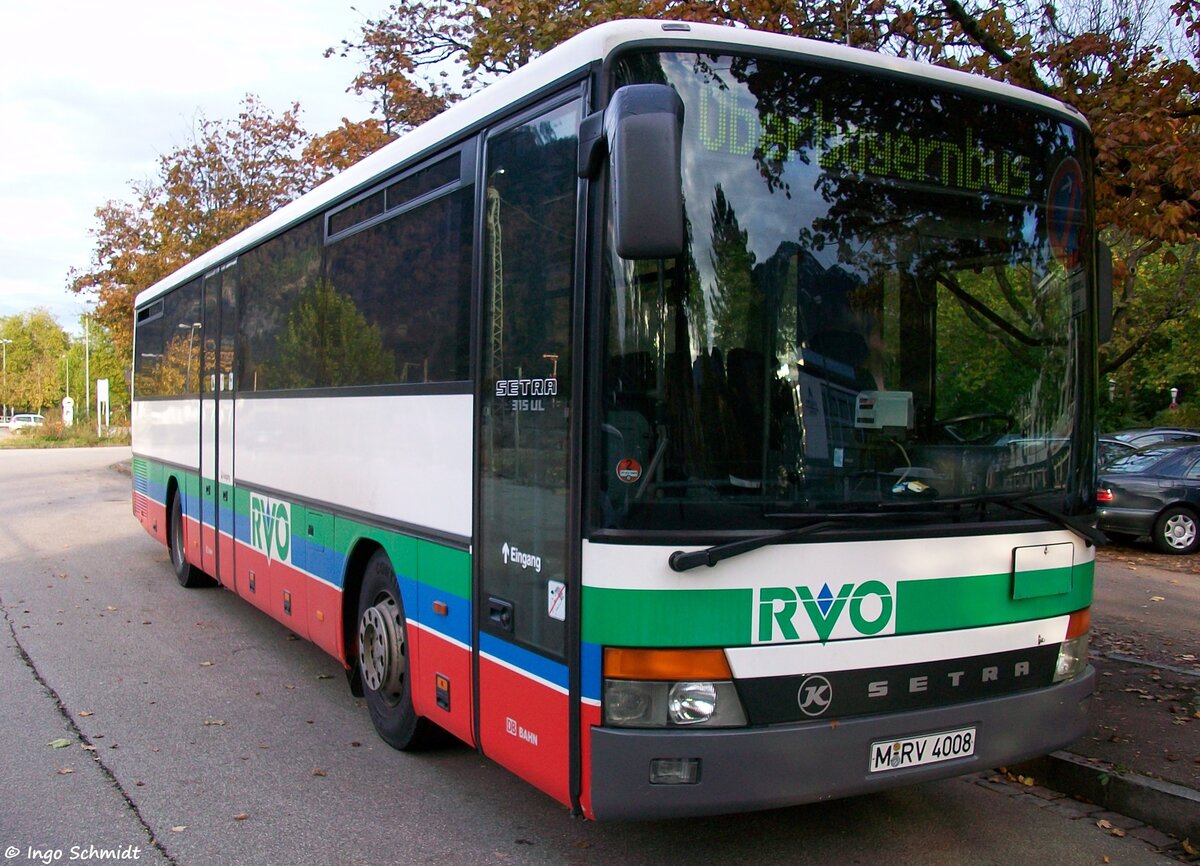 Regionalverkehr Oberbayern (RVO) | M-RV 4008 | Setra 315 UL | 27.10.2009 in Bad Reichenhall