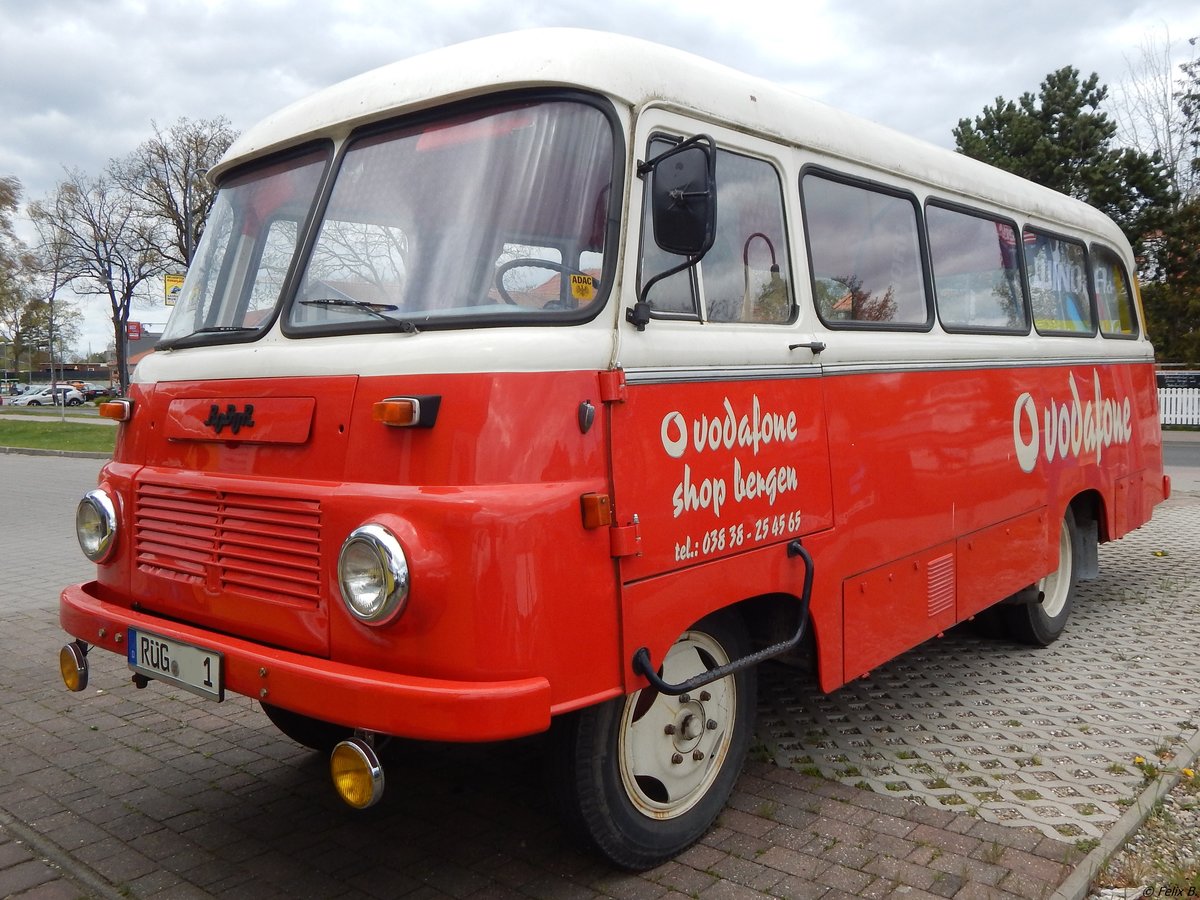 Robur von Vodafone in Binz.