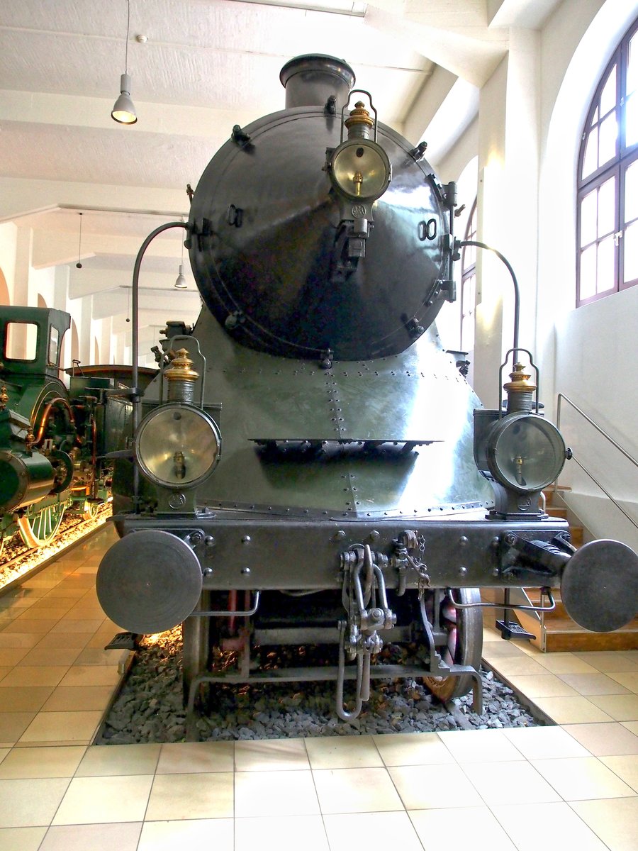 S 2/6 von Krauss Maffei im DB Museum Nrnberg am 17.08.2019. Frontansicht.