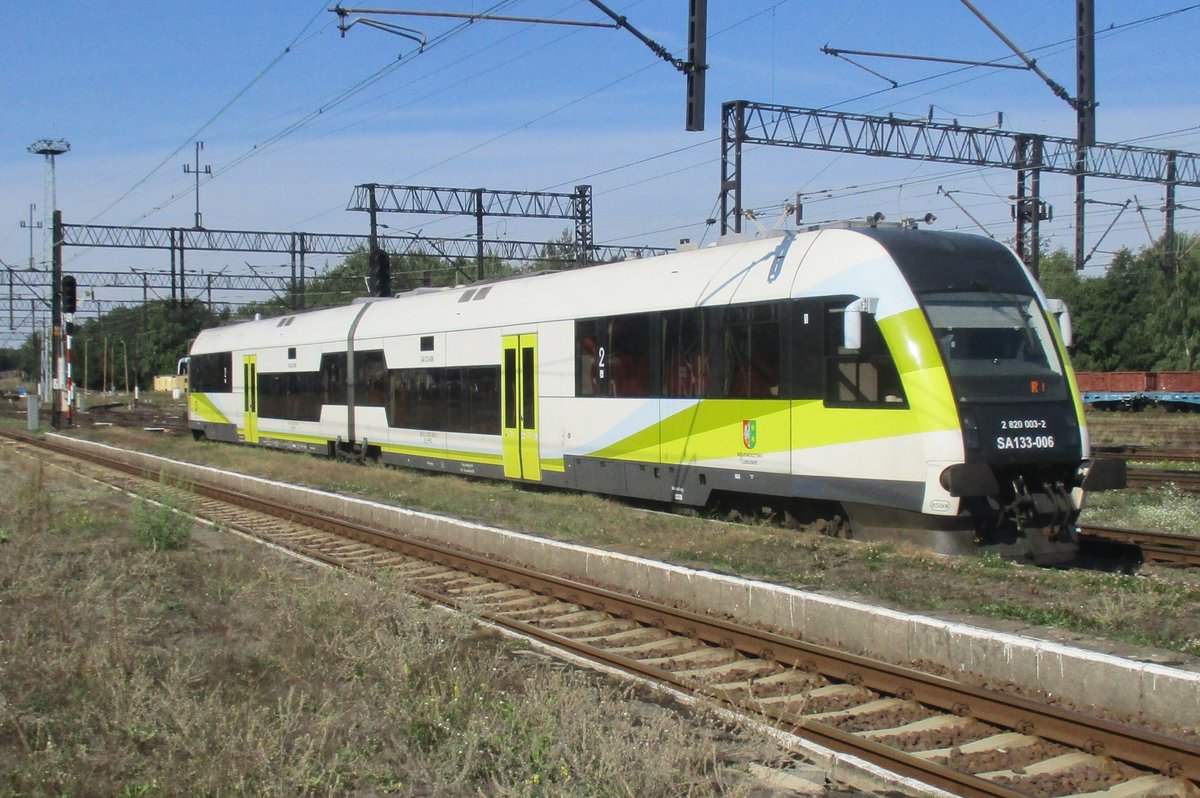 SA 133-006 treft am 16 September 2018 in Wegliniec ein.