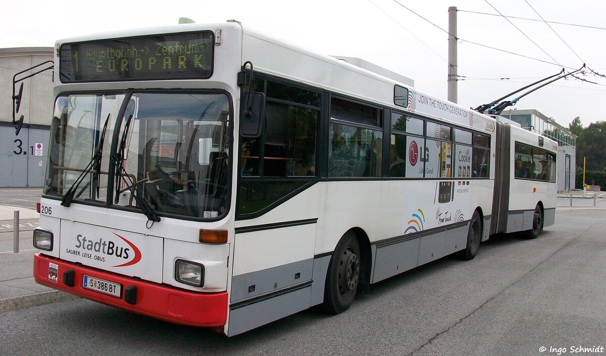 Salzburg AG | StadtBus | Nr. 206 | S-386 BT | Gr�f & Stift GE 112 M 16 | 2009 in Salzburg