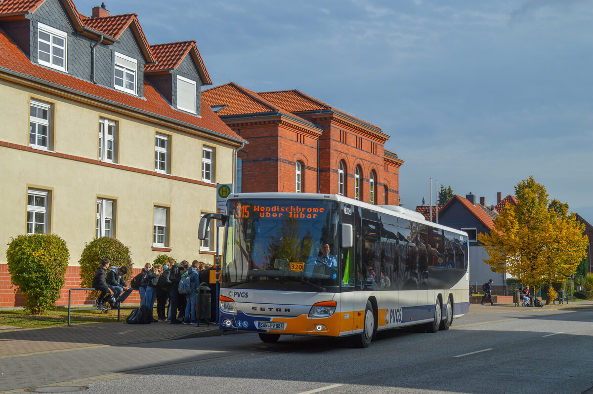 SAW-PV 884 am 18.10.2022 in Beetzendorf am Gymnasium 