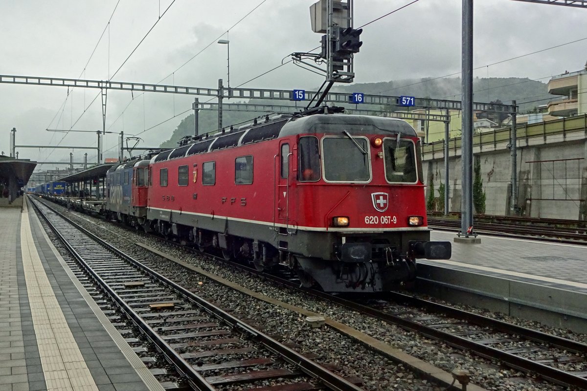 SBB 620 067 durchfahrt Spiez am 28 Mai 2019.