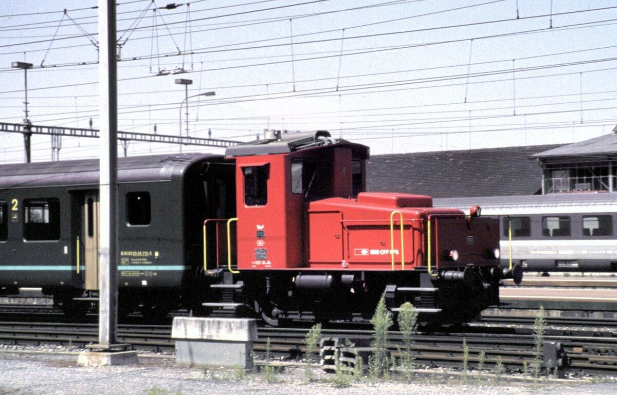 SBB Tm III Nr.910 in Rorschach im August 1981.