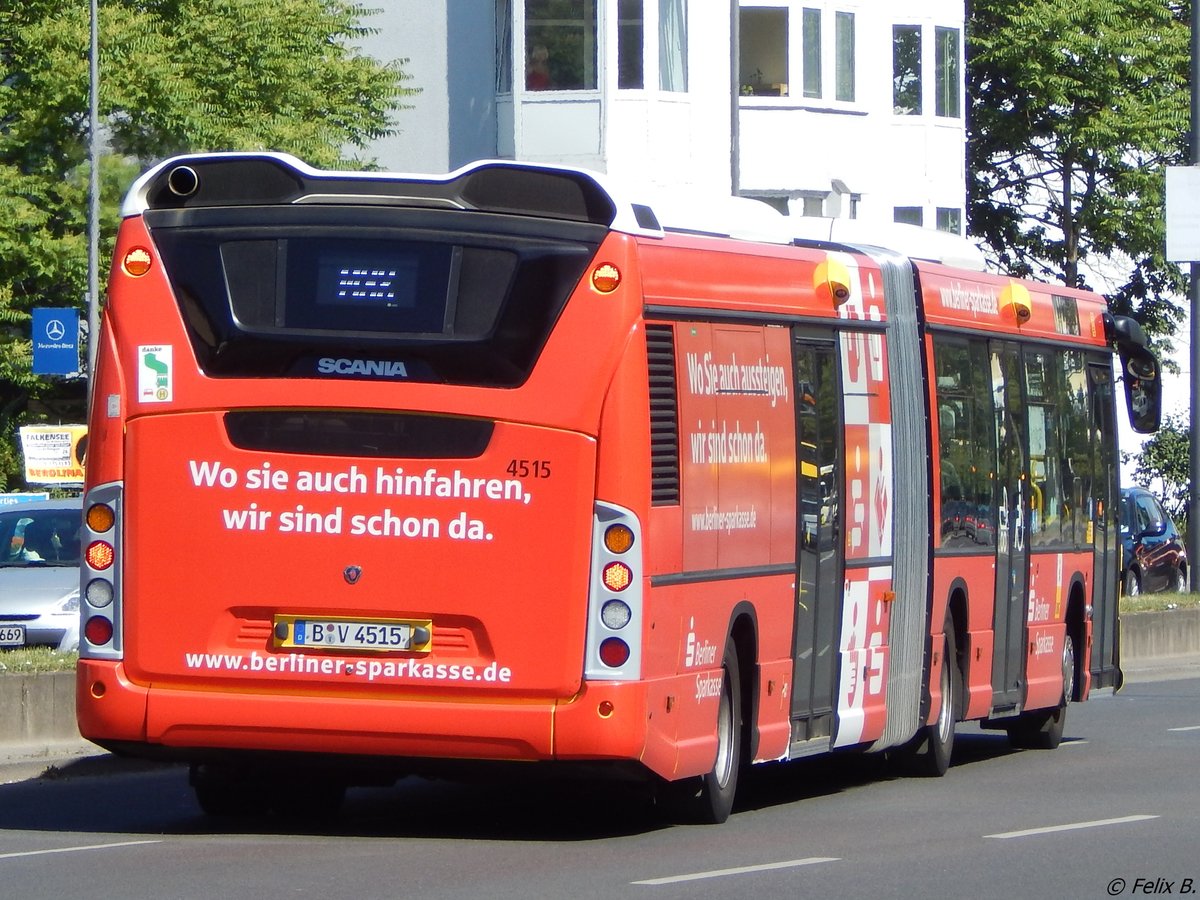 Scania Citywide der BVG in Berlin. 