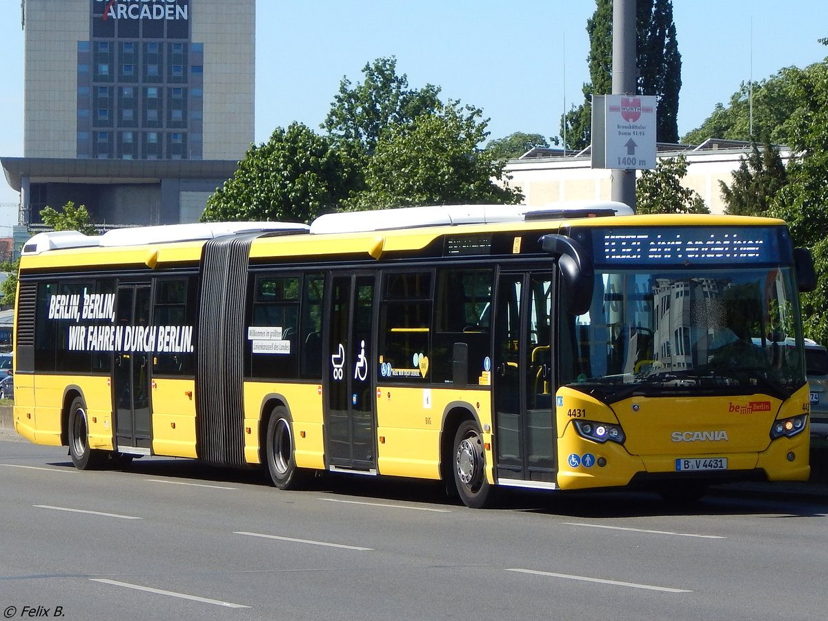 Scania Citywide der BVG in Berlin.