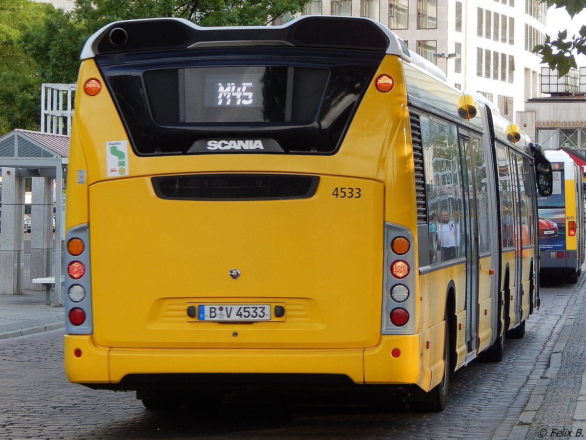 Scania Citywide der BVG in Berlin.