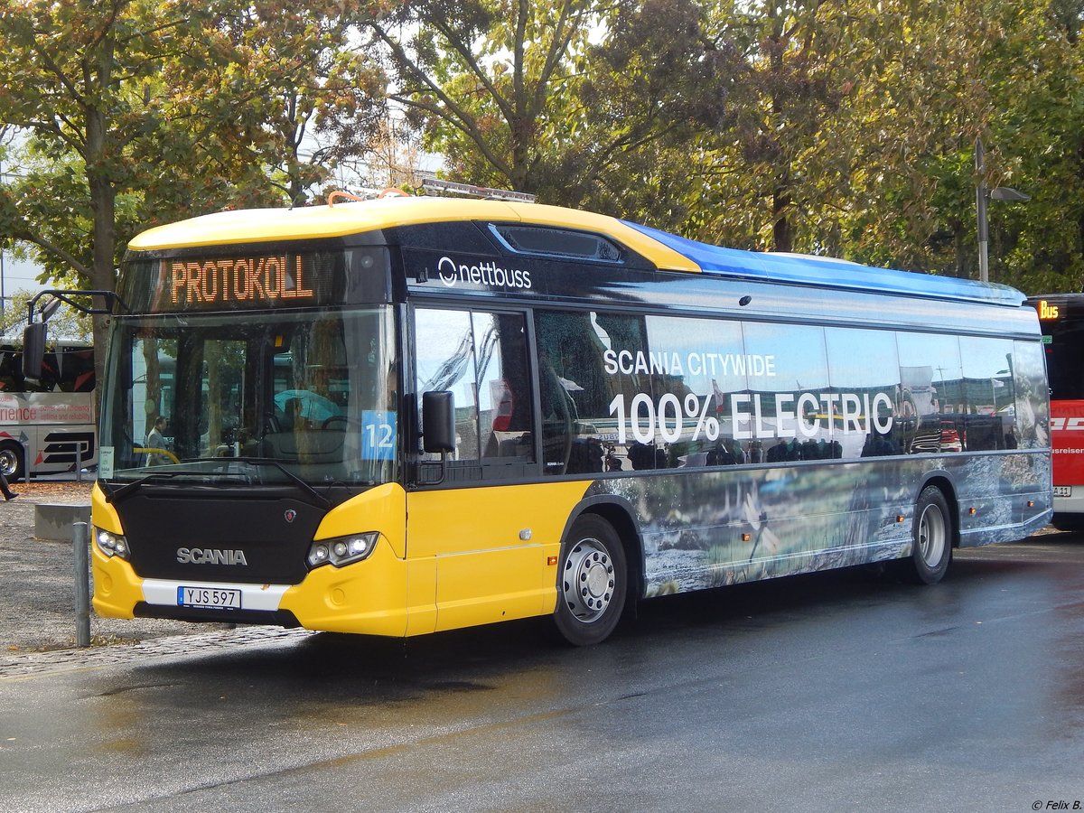 Scania Citywide Electric Vorführwagen in Hannover auf der IAA.