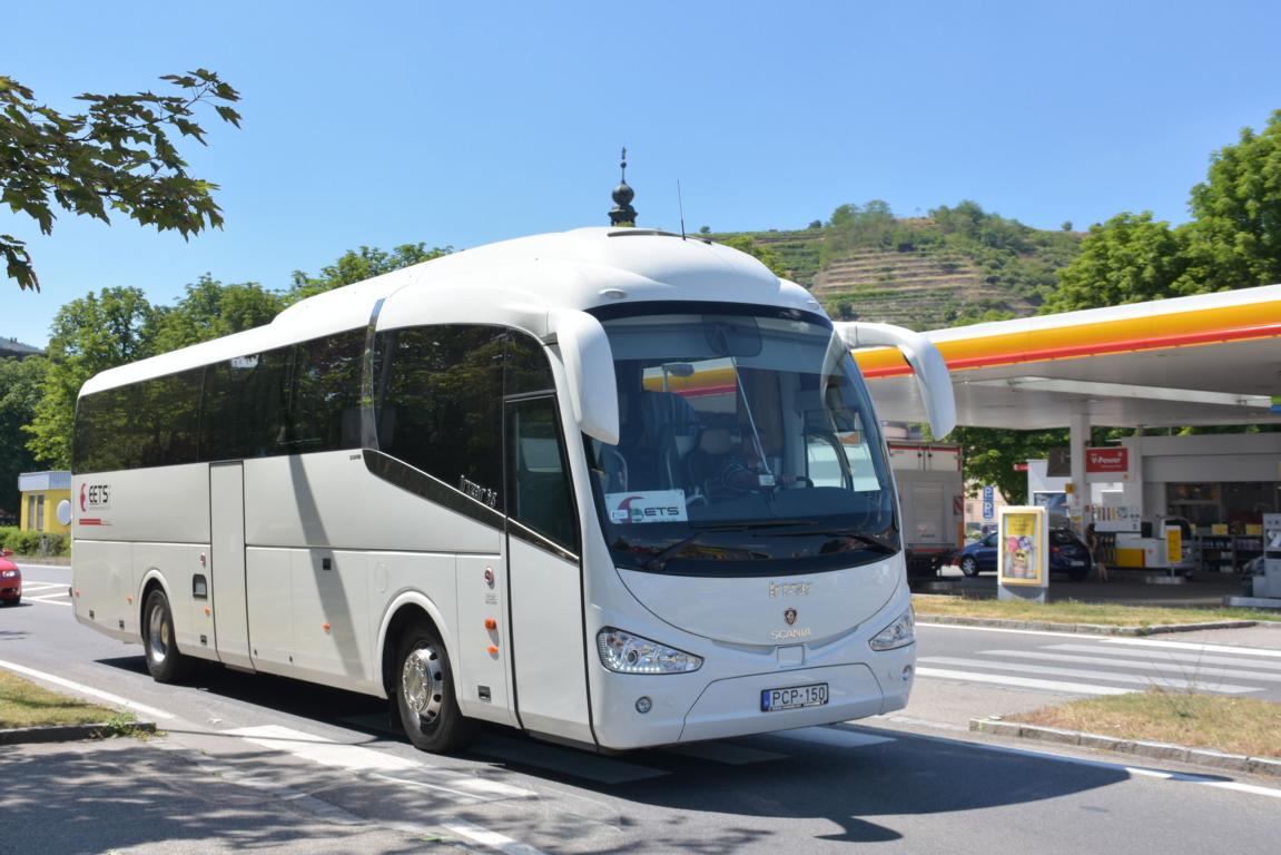 Scania Irizar I6 von EETS aus Ungarn 06/2017 in Krems.