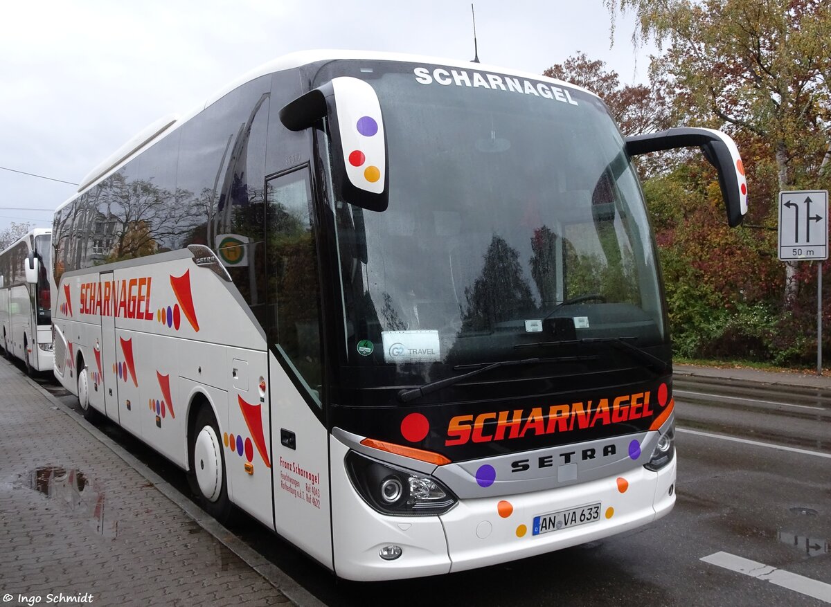 Scharnagel aus Feuchtwangen | AN-VA 633 | Setra 515 HD | 05.11.2016 in Stuttgart