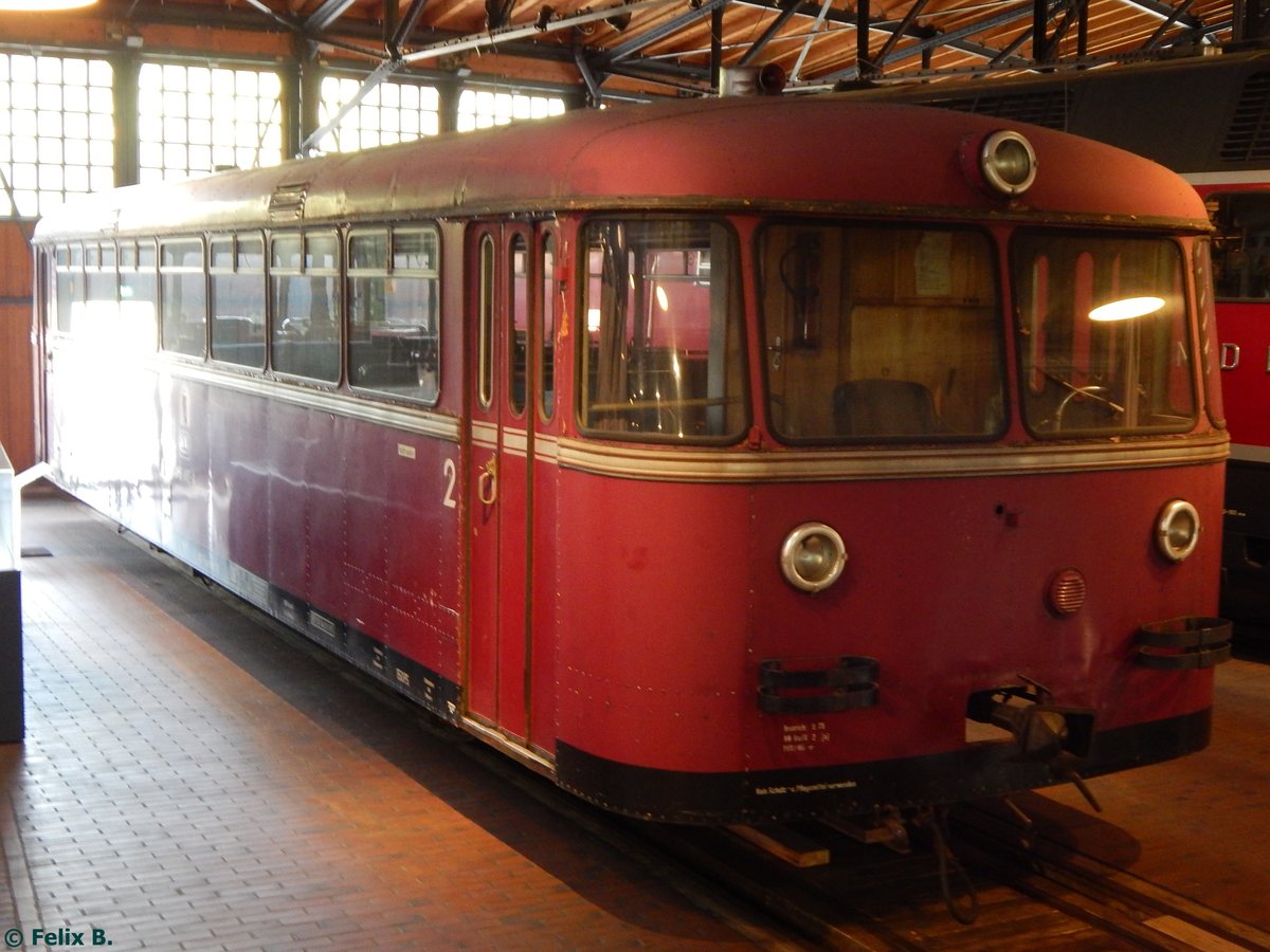 Schienenbus VT 95 im Deutschen Technikmuseum Berlin.