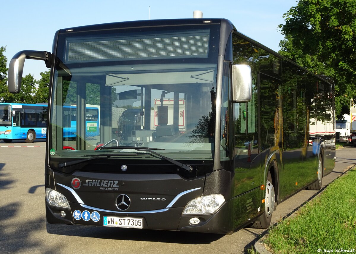 Schlienz Tours aus Kernen im Remstal | WN-ST 7305 | Mercedes-Benz Citaro 2 | 06.07.2017 in Neuhausen auf den Fildern