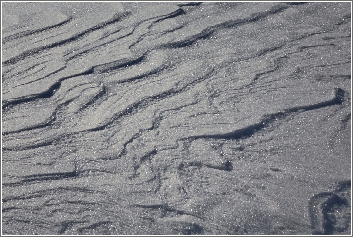 Schnee vom Winde verweht
(18.01.2017)