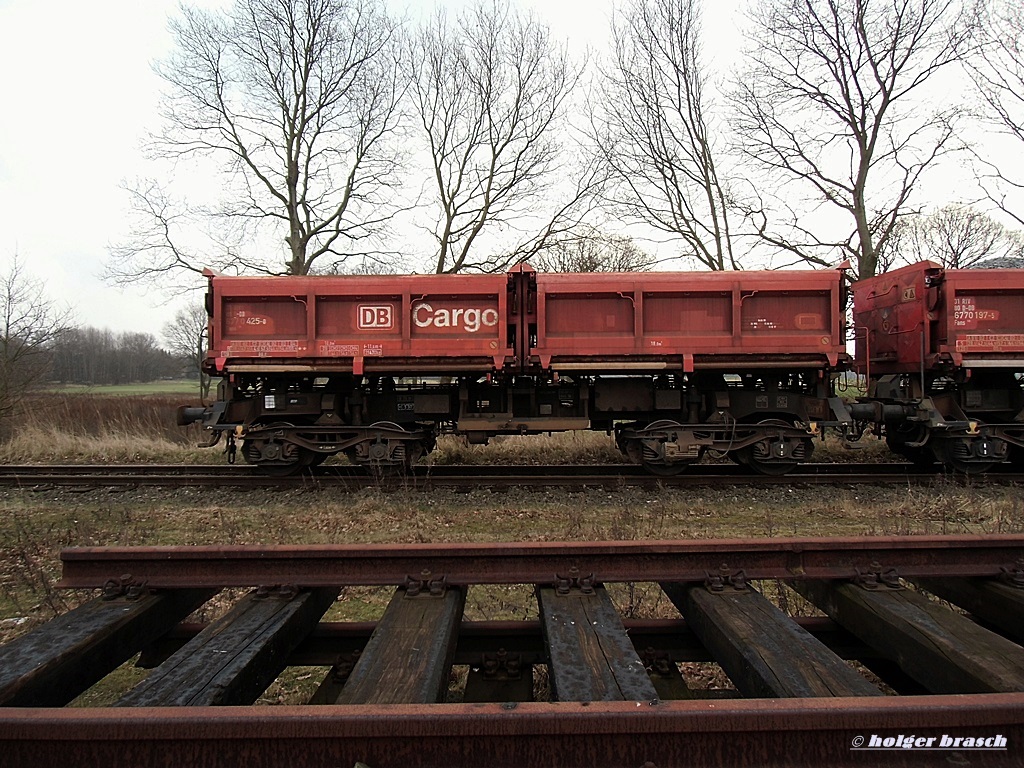 schüttgutwagen der gattung FANS/31 80 6770 425-0,aufgenommen beim bf glinde,11.02.14