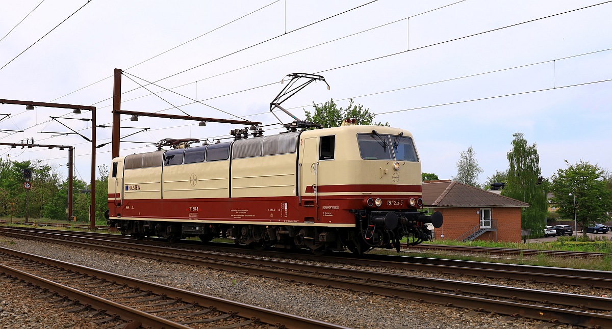 SEL/Nordliner 181 215-5  Holstein , REV/BPSM/01.05.20 auf Rangierfahrt in Pattburg/DK. 19.05.2023 II