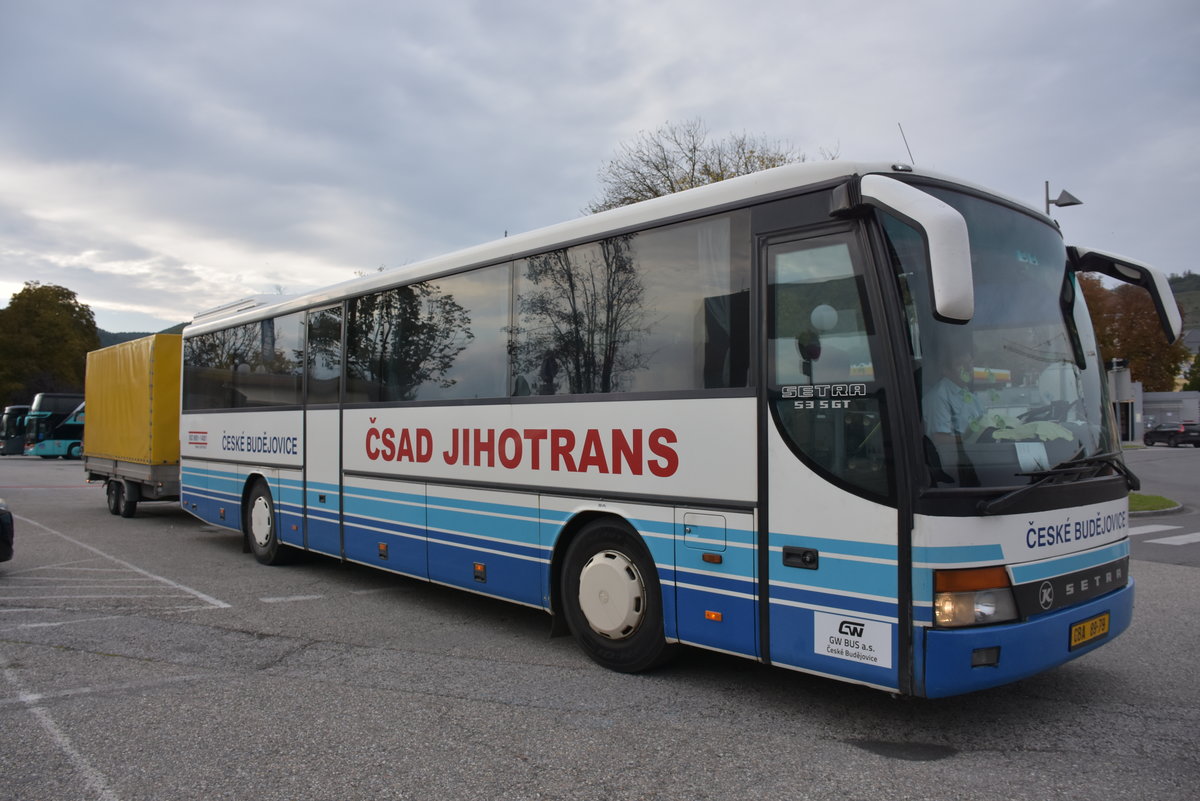 Setra 300er-Serie von CSAD JIHOTRANS/CZ 09/2017 in Krems.