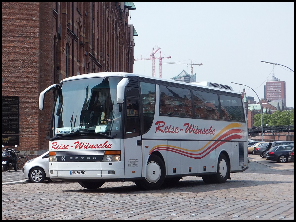 Setra 309 HD von Reise-W�nsche aus Deutschland in Hamburg.