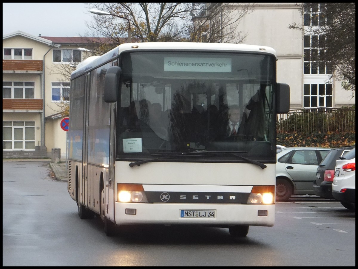 Setra 315 UL von Becker-Strelitz Reisen aus Deutschland in Bergen.