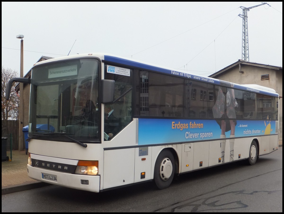 Setra 315 UL von Becker-Strelitz Reisen aus Deutschland in Bergen.