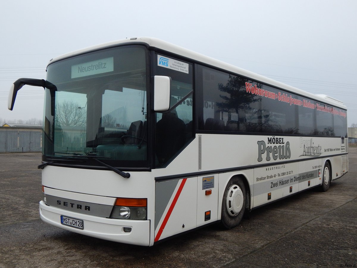 Setra 315 UL von Becker-Strelitz Reisen aus Deutschland in Neubrandenburg.