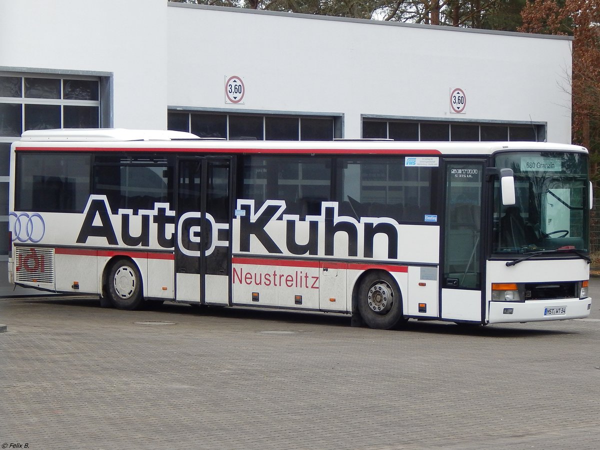 Setra 315 UL von Becker-Strelitz Reisen aus Deutschland in Neustrelitz.