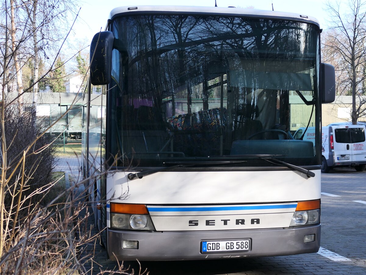 Setra 315 UL von Flaegel Reisen aus Deutschland (ex Grevesmühlener Busbetriebe (GBB)) in Heringsdorf.
