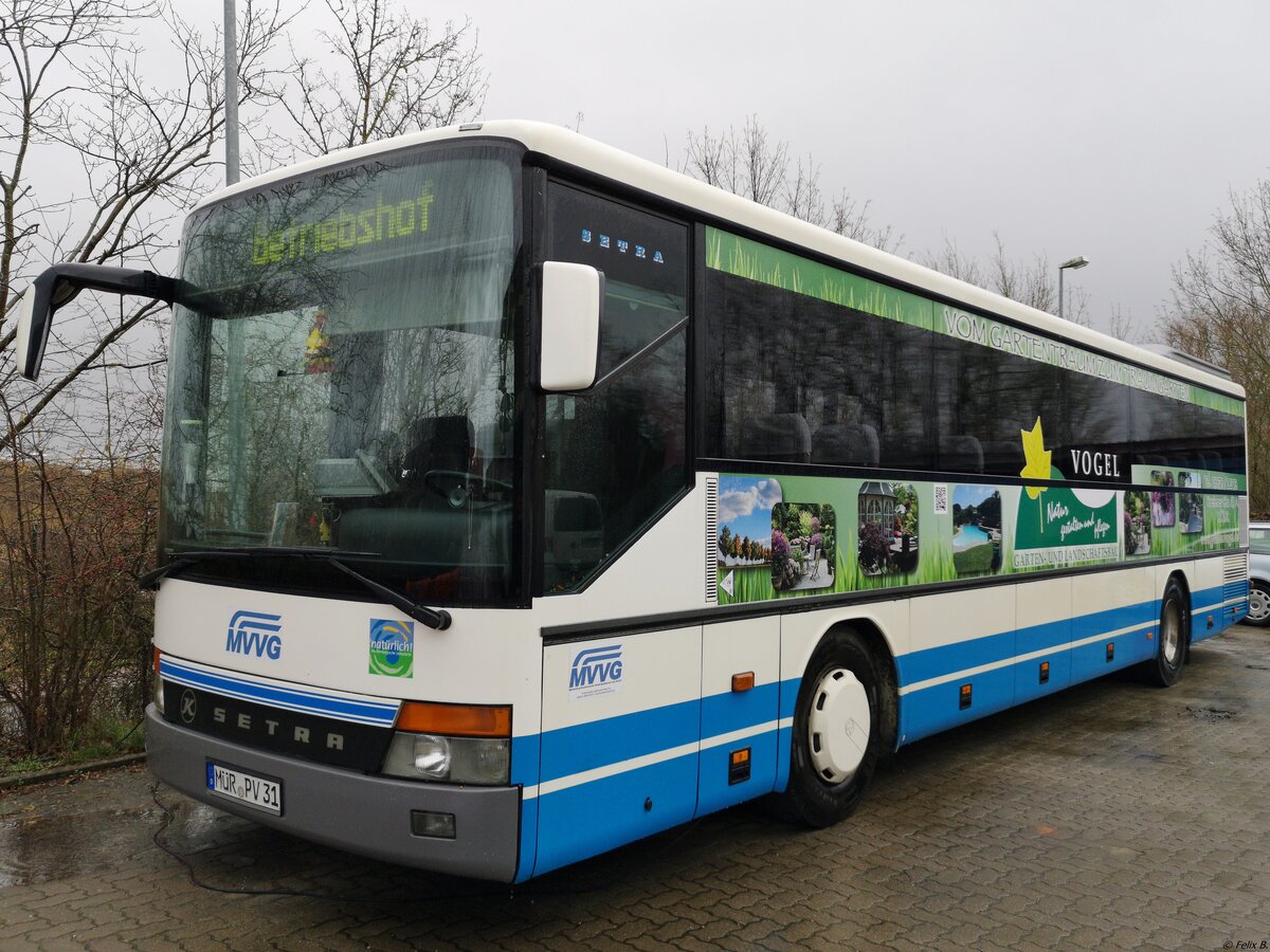 Setra 315 UL der MVVG in Malchow. 