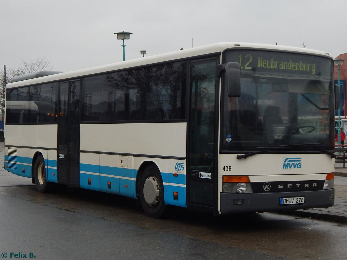 Setra 315 UL der MVVG in Neubrandenburg.