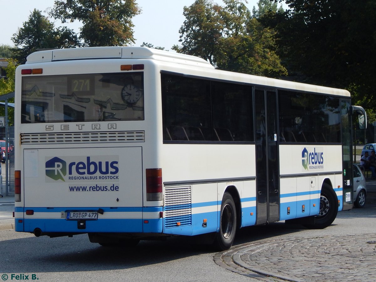 Setra 315 UL von Regionalbus Rostock in Güstrow.