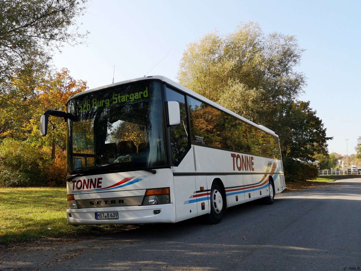 Setra 315 UL von Tonne aus Deutschland in Neubrandenburg. 